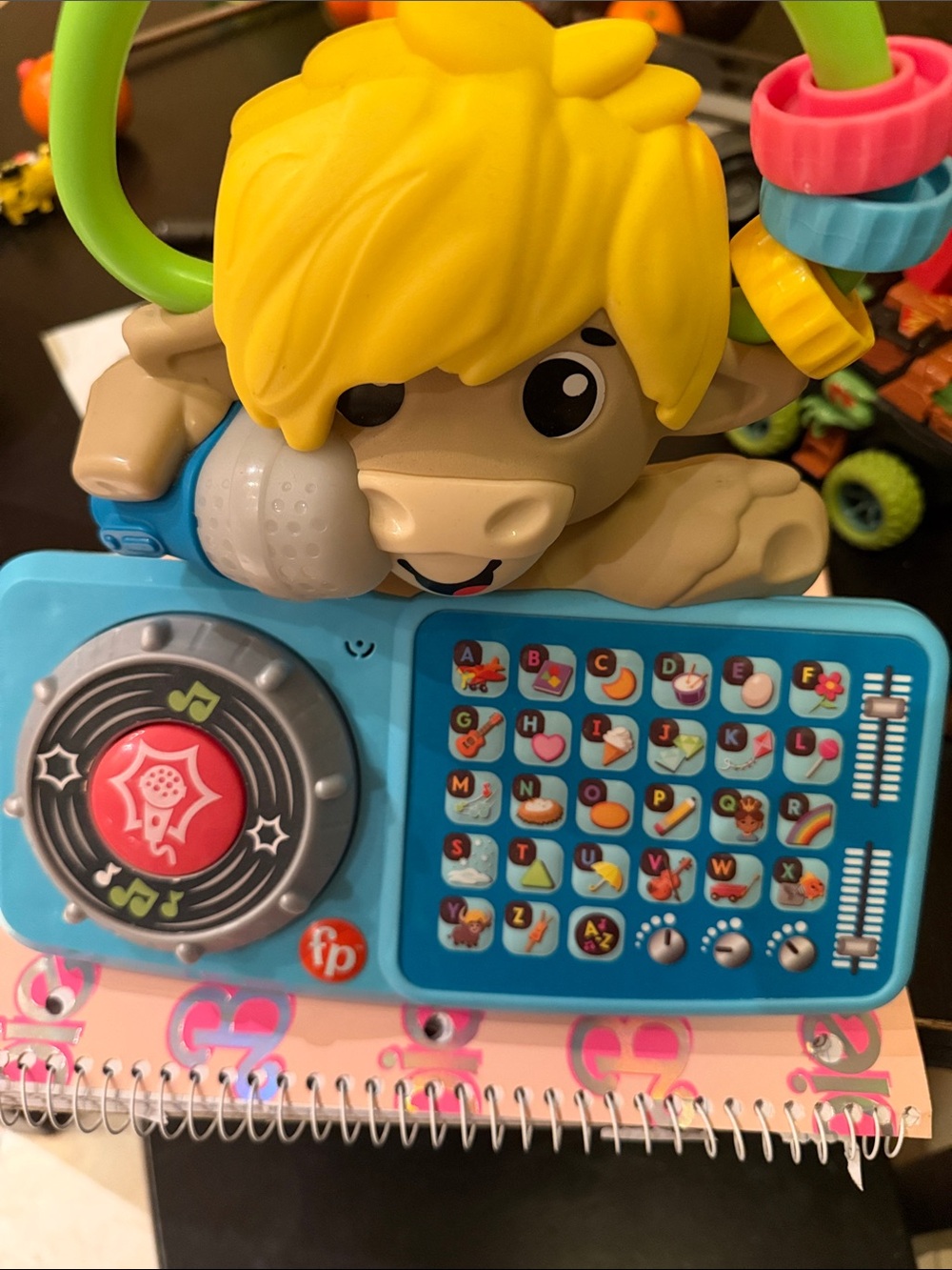 Fisher-Price Blue Learning Music Playset with Yellow Character